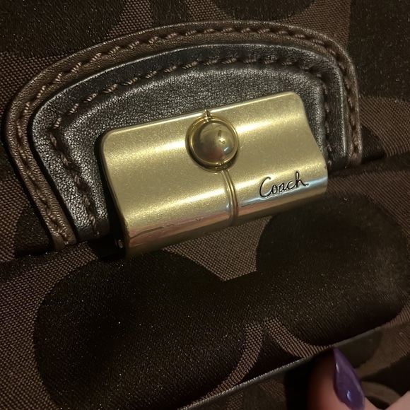 COACH Kristin Brown Shoulder/Crossbody Bag - Picture 6 of 12